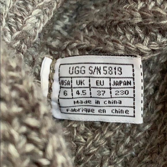UGG Shoes Ugg Grey Classic Cardy Ii Knit Boot Poshmark